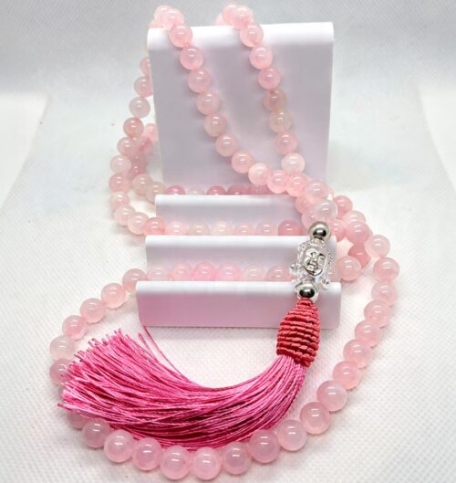 Japamala Quartzo Rosa - 108 contas